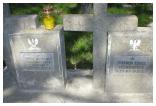 (94/98): Na cmentarzu znajduj si take mogiy onierzy z II Wojny wiatowej.