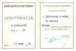 (4/8): Legitymacja zotego medalu 